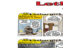Tablet Screenshot of lethargiclad.com